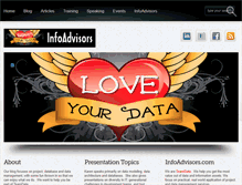 Tablet Screenshot of infoadvisors.com